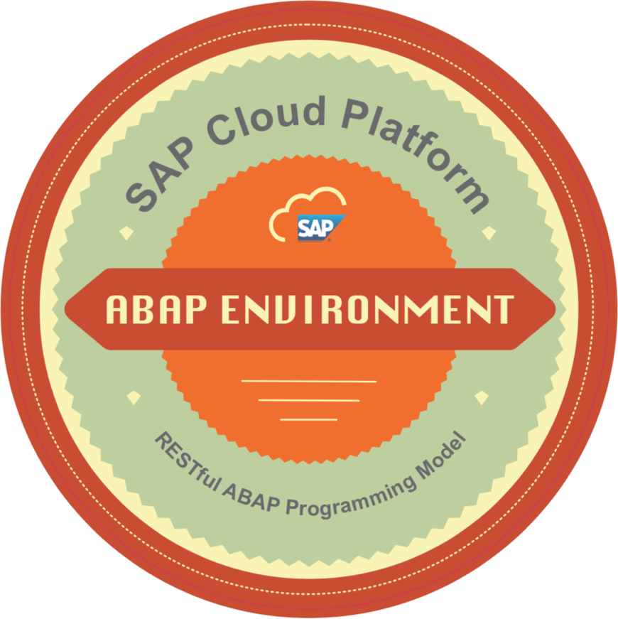 ABAP Environment Badge Logo